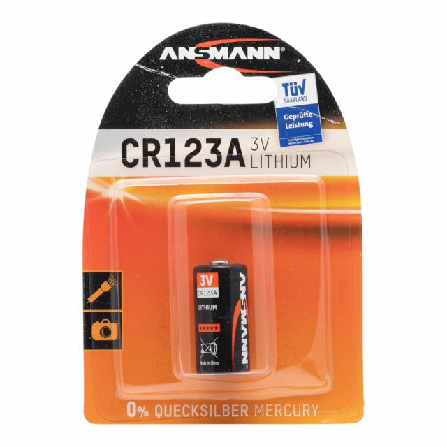 Knappebatteri CR123A